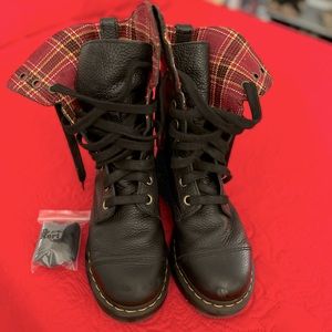 Dr. Martins mid calf soft leather boots